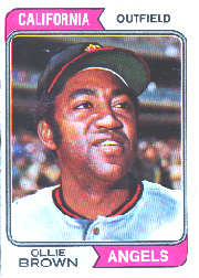 1974 Topps Baseball Cards      625     Ollie Brown